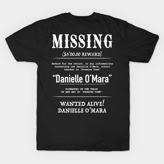 MISSING Dani Front and back white by Profoundlyexceeded 